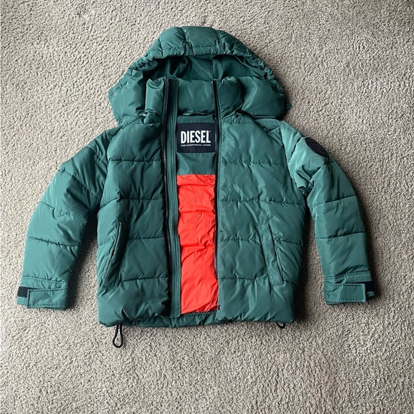 DIESEL ONLY THE BRAVE ジャケット M Vintage Diesel Only the Brave Big Spell Out Big Logo Zipper